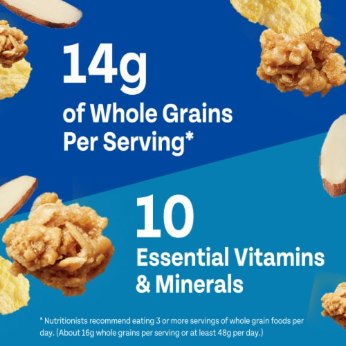 Post Honey Bunches of Oats with Almonds Breakfast Cereal Perspective: top