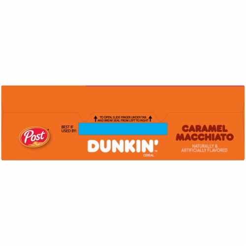 Dunkin' Caramel Macchiato Cereal Perspective: top