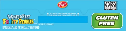 Post® WinterFest Fruity Pebbles™ Cereal Perspective: top