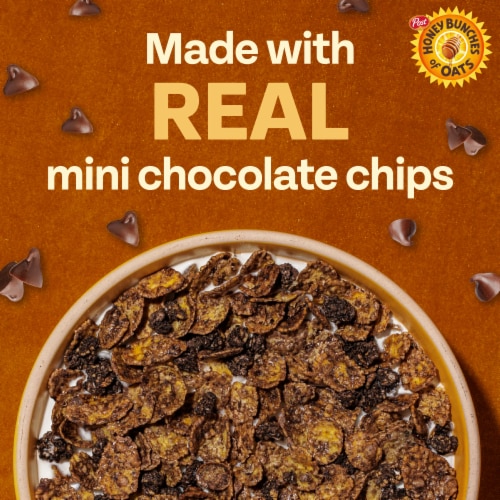 Post Honey Bunches of Oat Chocolate Breakfast Cereal Perspective: top