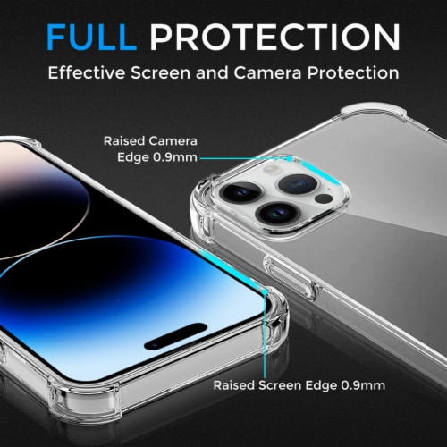 Crystal Clear iPhone14ProMax case - Soft Flex & Transparent -360 full Shockproof protection, iPhone 14 ProMax - Fry's Food Stores Crystal Clear iPhone14ProMax case - Soft Flex & Transparent -360 full Shockproof protection, iPhone 14 ProMax - Fry's Food Stores