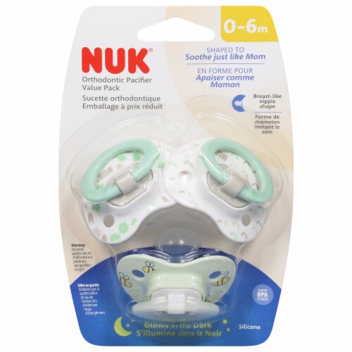 NUK® Orthodontic Baby Pacifier Value Pack Perspective: top