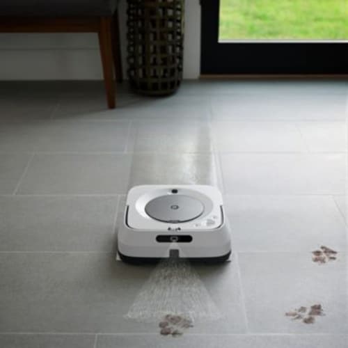 iRobot Braava m6 Bagless Cordless Standard Filter WiFi Connected Rechargeable Sweeper Perspective: top