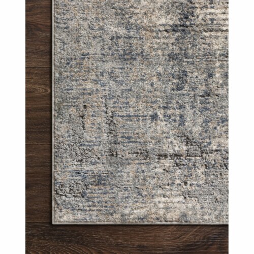 Teagan , Denim / Slate - 2'-8  x 7'-6 Perspective: top