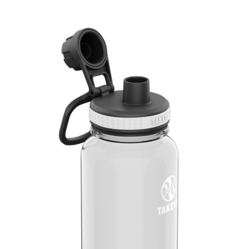 Takeya Tritan Spout Lid Water Bottle - Clear Perspective: top
