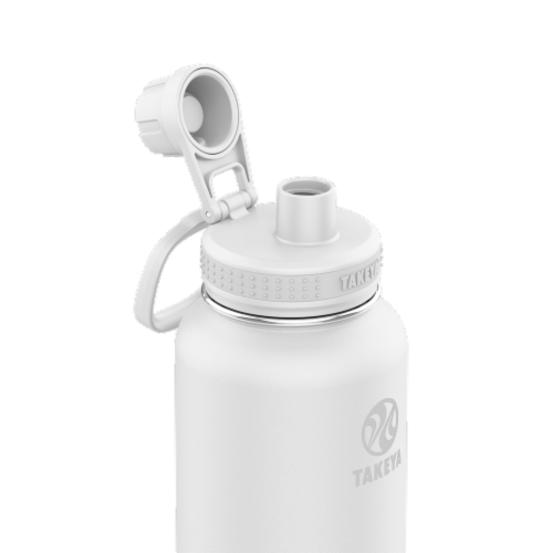 Takeya® Actives Spout Insulated Water Bottle - Arctic Perspective: top