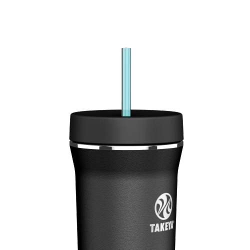 Takeya® Straw Tumbler - Onyx Perspective: top
