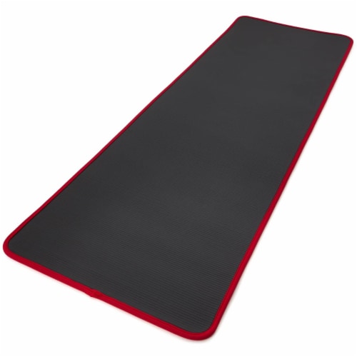 Adidas Training Mat Versatile Cushioned Exercise Yoga Mat with Carry Strap,  Red, 1 Piece - QFC