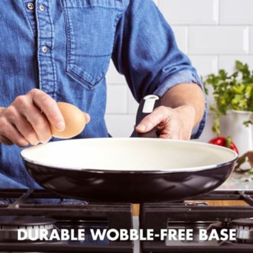 GreenPan™ Rio Frying Pan Ceramic Non Stick - Black Perspective: top