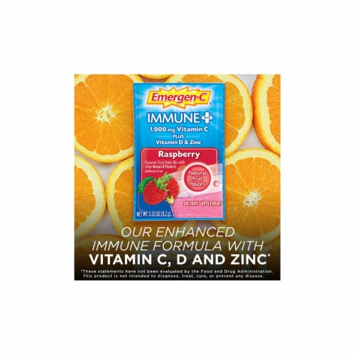 Emergen-C Immune+ 1000mg Vitamin C Powder Perspective: top