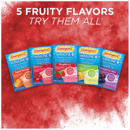 Emergen-C Immune+ Vitamin C Powder Perspective: top