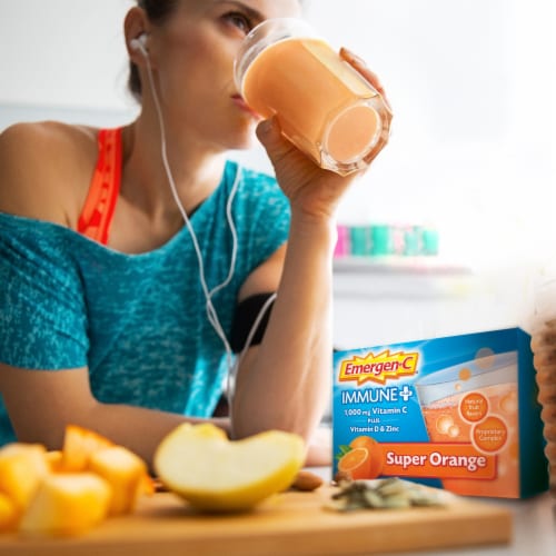 Emergen-C Immune+ Vitamin C Powder Perspective: top