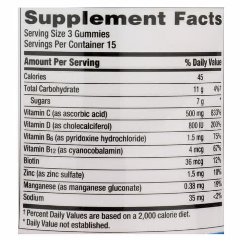 Emergen-C Immune+ Gummies Perspective: top