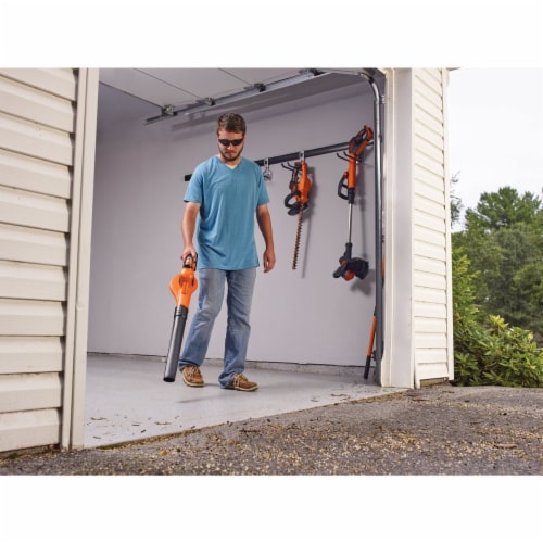 BLACK + DECKER Powerboost 20-Volt Max Lithium Cordless Sweeper/Blower Perspective: top