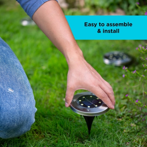 Solar disk lights outdoor hotsell