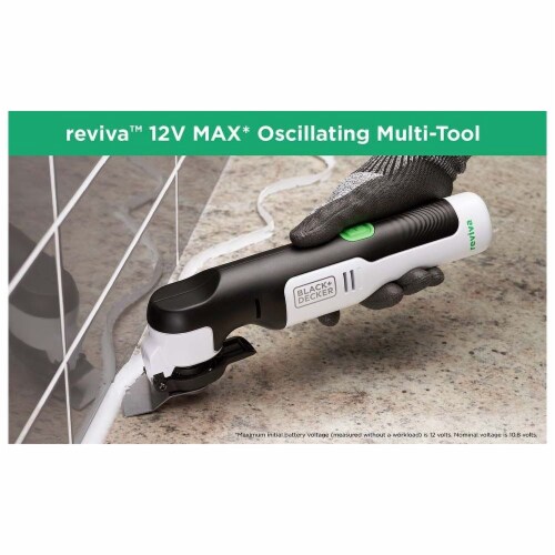 BLACK+DECKER Reviva Oscillating Multitool 12V (REVCOM12C), 1 - Fry's Food  Stores