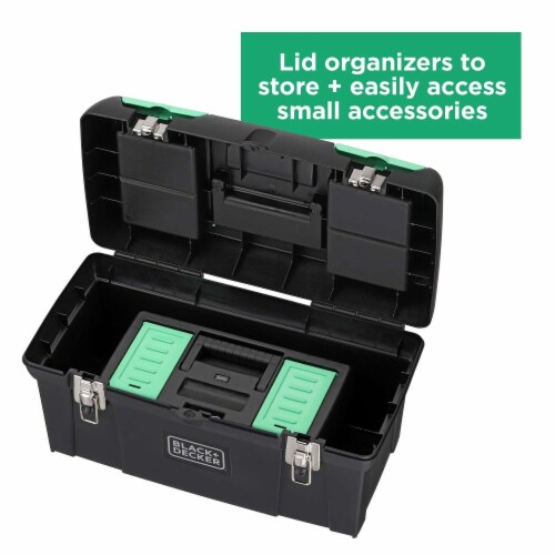 BLACK DECKER Reviva Toolbox Bundle Tool Storage Organizer 19
