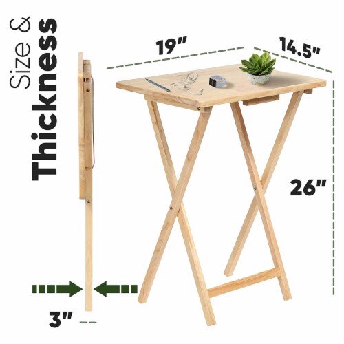 Tv tray discount storage rack