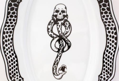 Harry Potter Voldemort Death Eater Ceramic Large Serving Platter