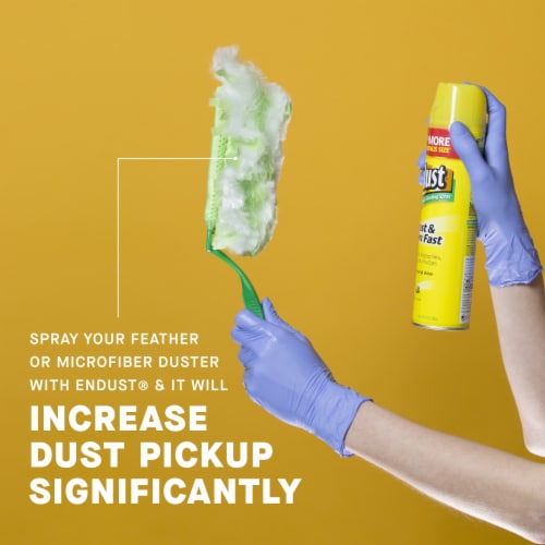 Endust Multi-Surface Dusting and Cleaning Spray, Lemon Zest, 12.5