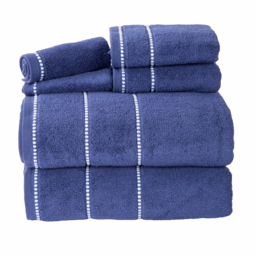 Lavish Home Quick Dry 100 Cotton Zero Twist 6 Piece Towel Set