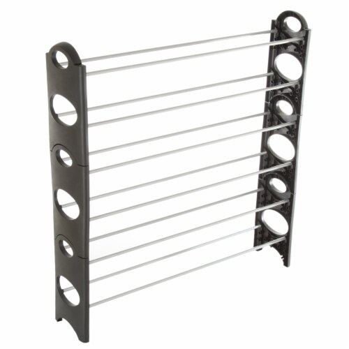 Trademark Global 83-26-6 6-Tier Space Saver Shoe Rack Perspective: top