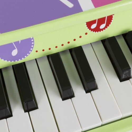 Hey Play 25 Key Wooden Baby Piano Colorful Kids Musical Toy Durable Pinewood 17In 1 unit Smith s Food and Drug
