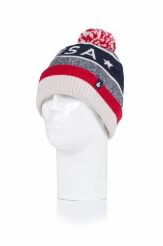 Heat Holders® Men's James Patriotic USA Hat One Size - Red Perspective: top