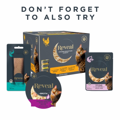 Reveal Grain Free Fish Cat Food Multipack Perspective: top