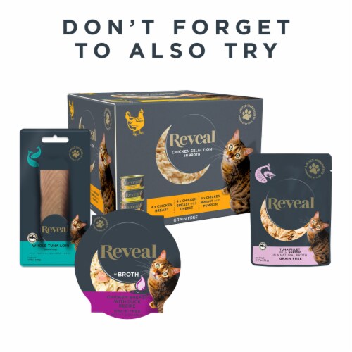 Reveal Grain Free Fish Cat Food Multipack Perspective: top