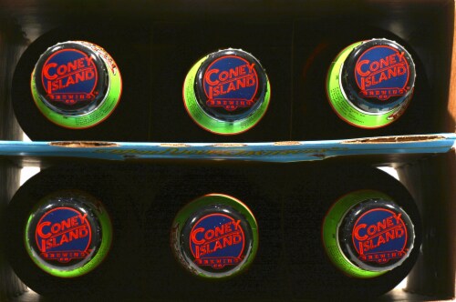 Coney Island Brewing Co. Ginger Ale Hard Soda Perspective: top