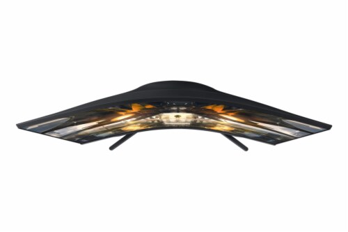 Samsung 32in Odyssey G55A Curved Monitor Perspective: top