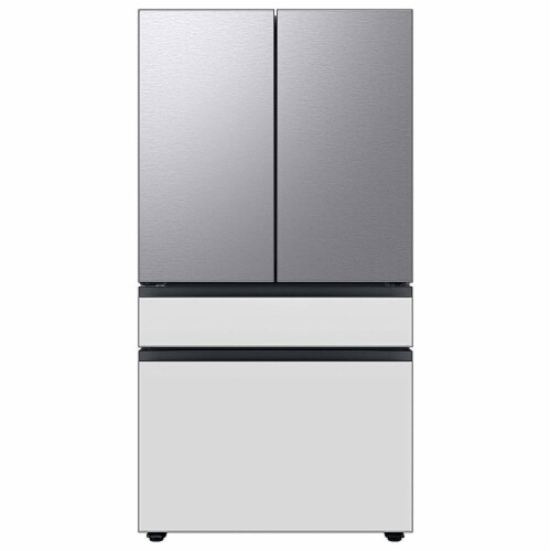 Samsung RAF36DB412 Bespoke 4-Door French Door Refrigerator Panel - Bottom Panel - White Gl Perspective: top