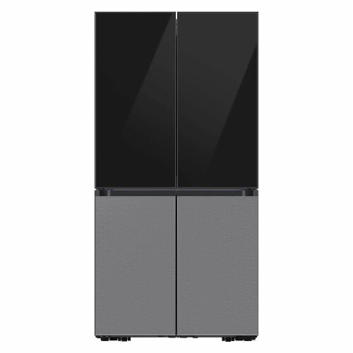 Samsung RAF18DBBQL Bespoke 4-Door Flex Refrigerator Panel - Bottom Panel - Stainless Steel Perspective: top