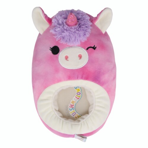 Squishmallows Lola Unicorn Girl's Slippers-XLarge Perspective: top