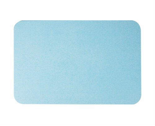 Mind Reader Diatomite Fast Drying Bath Mat - Blue Perspective: top