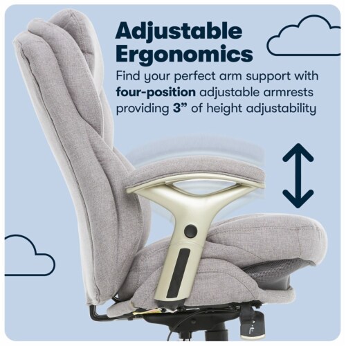 Serta Ergonomic Executive Office Chair with Back in Motion