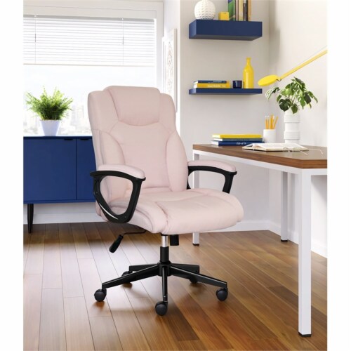 Serta at Home Style Hannah II Executive Chair, Pink