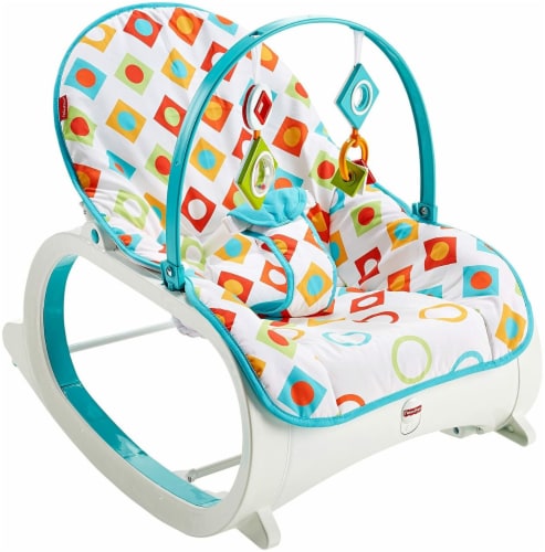 Fisher Price CMP83 Infant to Toddler Rocker Geo Diamonds 1 Foods Co