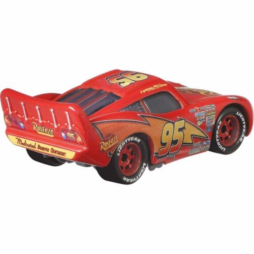 Disney Pixar Die-Cast 1:55 Scale Cars Lightning McQueen Vehicle Perspective: top