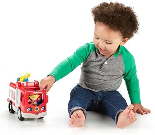 Fisher-Price® Little People Helping Others Fire Truck Perspective: top