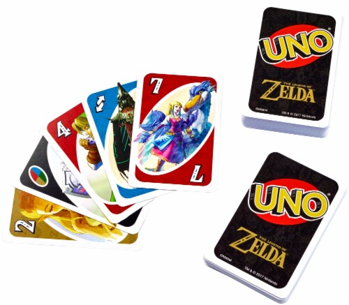 Uno® The Legend of Zelda™ Card Game Perspective: top