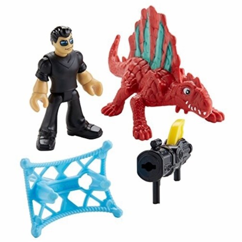 Fisher-Price Imaginext Jurassic World, Dr. Malcolm & Dimetrodon Perspective: top