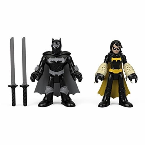 Fisher-Price Imaginext Black Bat Ninja Batman DC Super Friends Perspective: top