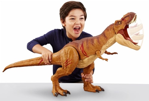 Jurassic World Battle Damage Roarin Super Colossal Tyrannosaurus Rex Figure 1 Each Harris Teeter