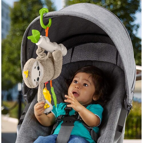 Fisher-Price® Slow Much Fun Stroller Sloth Perspective: top
