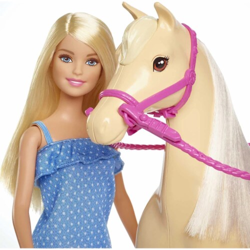 Mattel Barbie Doll and Horse Perspective: top