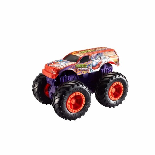 Hot Wheels® Monster Trucks™ Rev Tredz® Double Trouble™ Vehicle Perspective: top