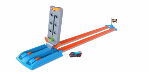 Mattel Hot Wheels® Dragstrip Champion Playset Perspective: top