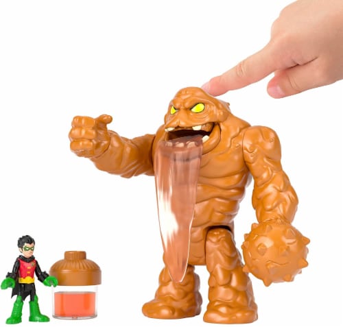 Fisher-Price® Imaginext DC Super Friends Oozing Clayface & Robin Action Figure Set Perspective: top